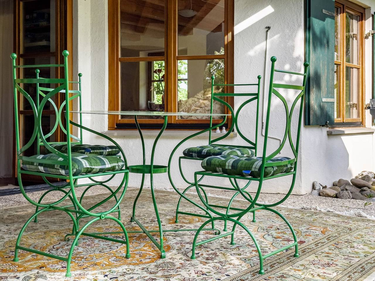 Ferienhaus „Mit Sonnenterrasse“ mit Balkon und Wlan in Ostrach, Region Bodensee-Oberschwaben