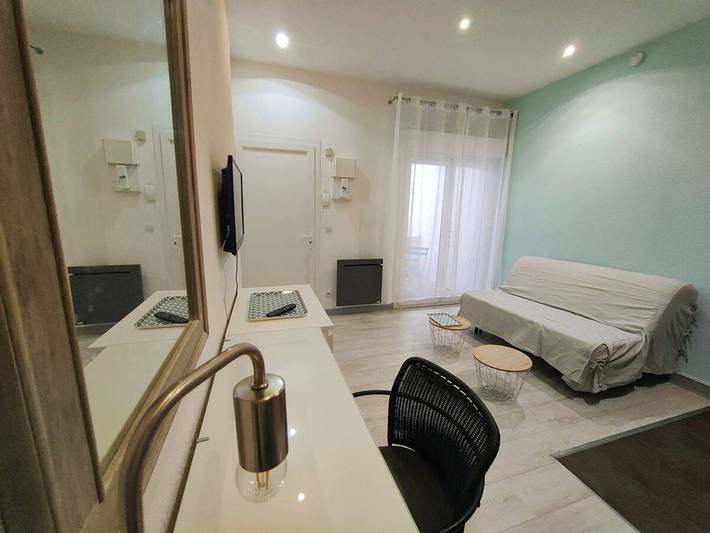 Studio pour 2 personnes, avec Balcon et Terrasse