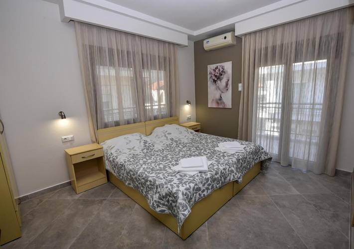 Gîte pour 2 personnes, avec vue et balcon, adapté aux familles dans Stavros - 3