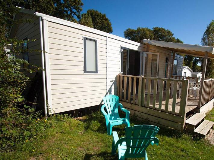 Camping Le Vallon aux Merlettes - Mobilheim 6 personen - Cosy 3ch in Matignon, Dinan und Umgebung