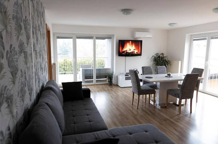 Ferienwohnung für 6 Personen, mit Balkon und Ausblick