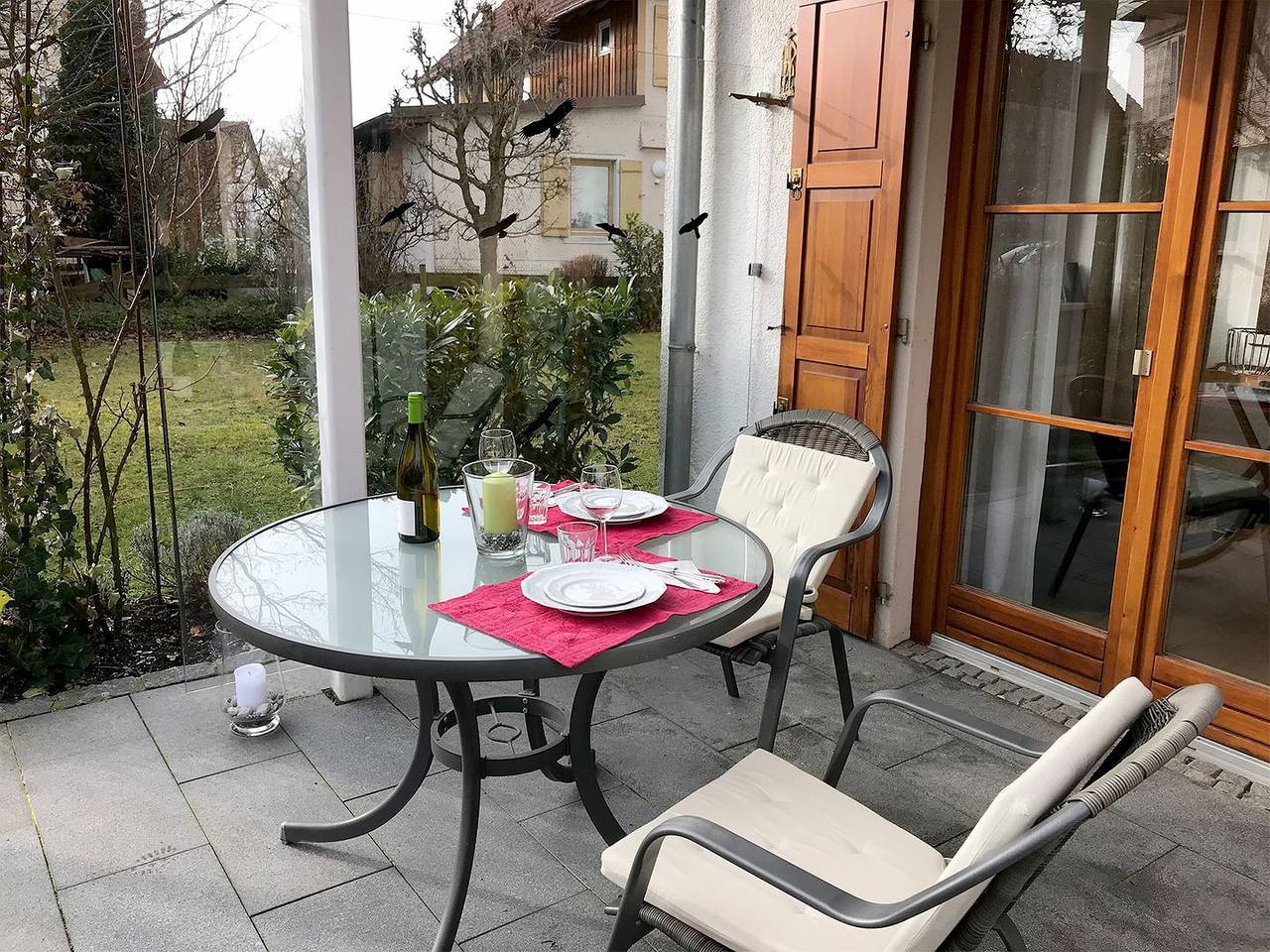 Ganze Wohnung, Ferienwohnung Im schönen Dorf - idyllische Lage mit Terrasse und Garten in Bodolz, Bayerisch Schwaben