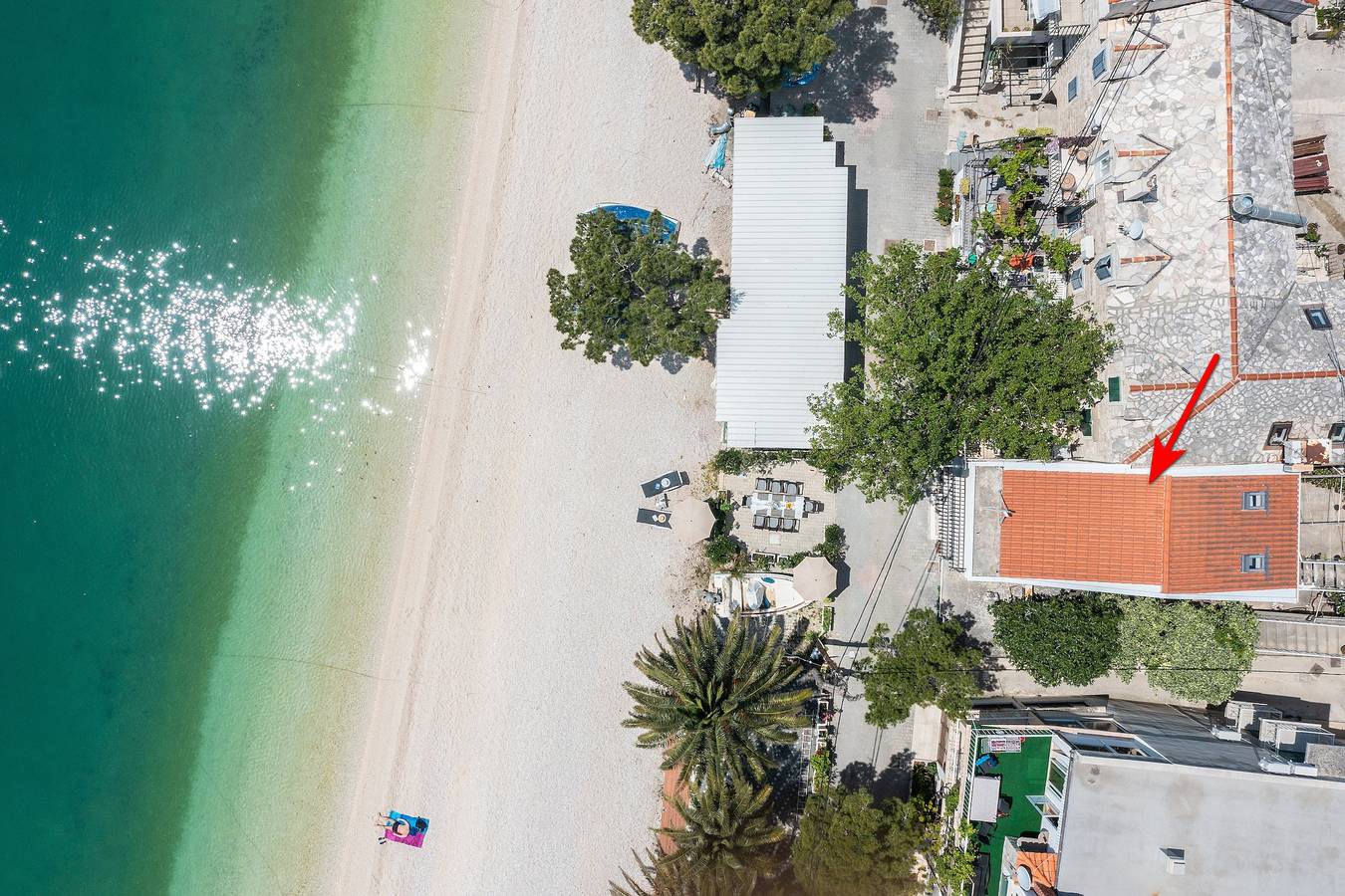Maison de trois chambres prés de la plage Bratus, Makarska K-25055 in Promajna, Makarska riviera