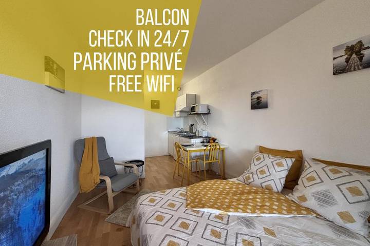 Appartement de vacances pour 2 personnes, avec balcon