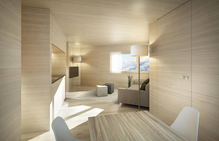 Ferienwohnung für 4 Personen, mit Ausblick, kinderfreundlich in Warth - 4