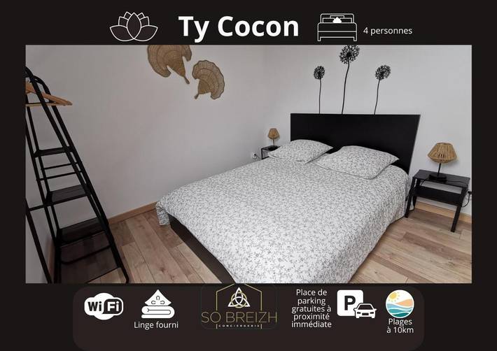 Gîte pour 4 personnes à Melgven