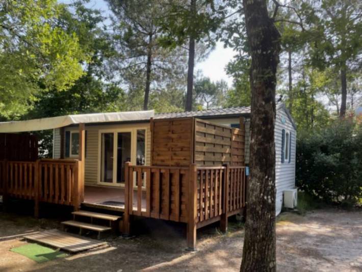 Camping Le Paradis Carcans Lacanau - Mobilheim 4 personen - Untervermietung Komfort 2 Zimmer in Carcans, Lesparre-Médoc und Umgebung