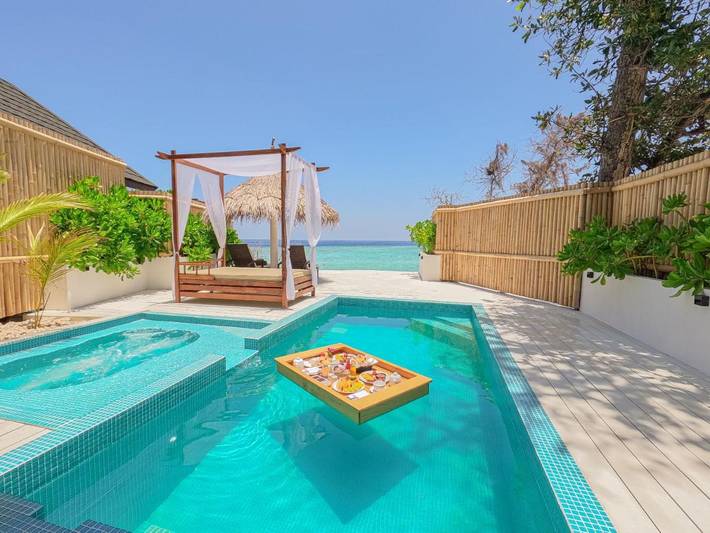 Station pour 3 personnes, avec vue et jardin dans Maldives - 2