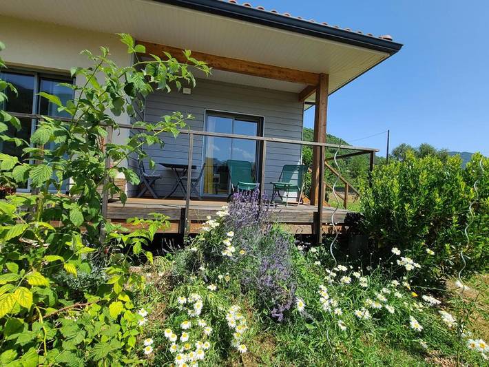 Appartement de vacances pour 2 personnes, avec Balcon et Terrasse ainsi que Jardin et Vue