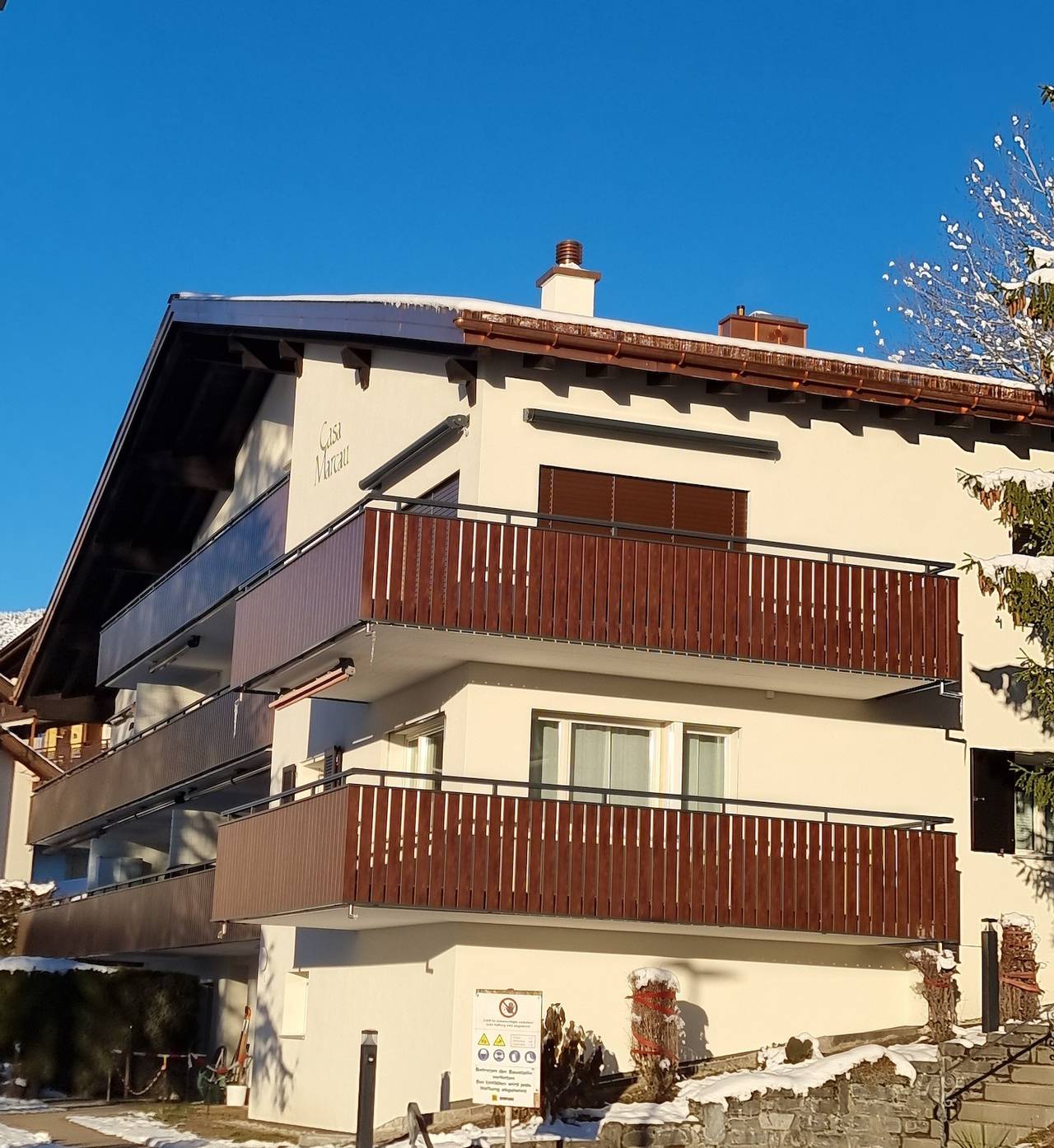 Ganze Ferienwohnung, Casa Marcau - 3.5 Zimmer Wohnung in Flims-Dorf, Flims