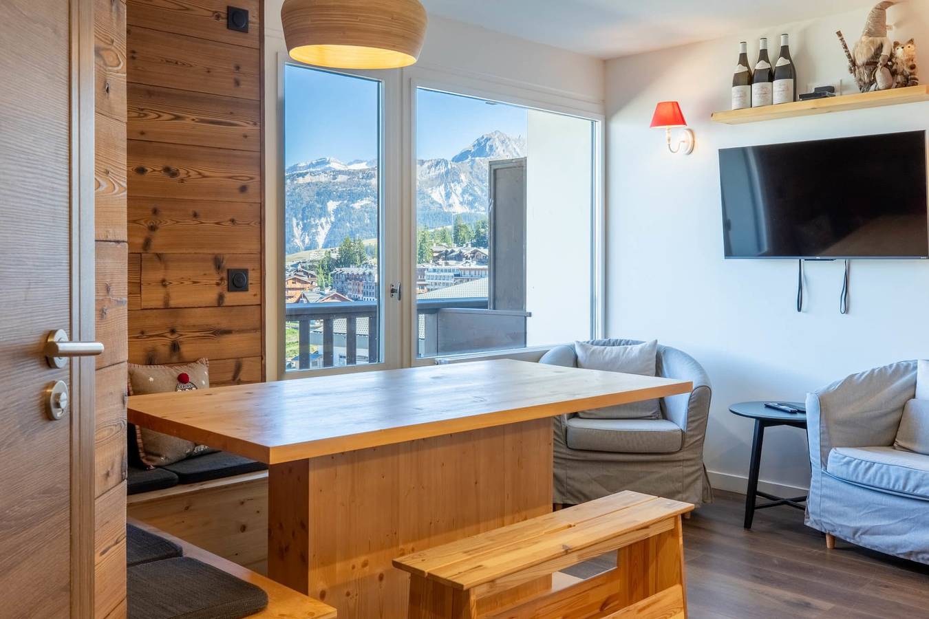 Geheel appartement, Vakantieappartement voor 7 personen met balkon in Courchevel 1850, Saint-Bon-Tarentaise