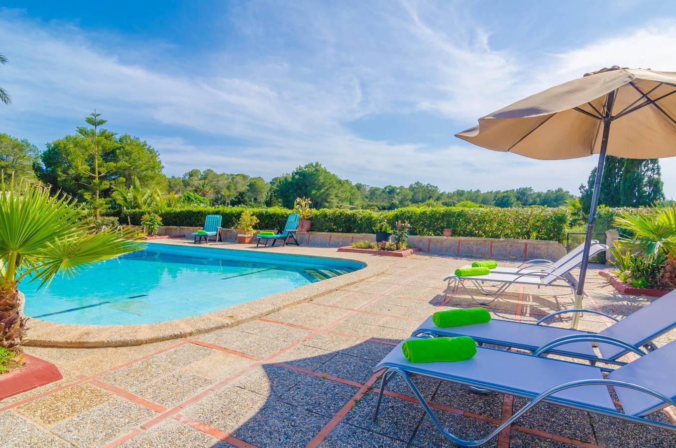 Torre Marina - Ferienhaus mit privaten Pool in Sa Ràpita. Wifi gratis in Es Trenc, Campos