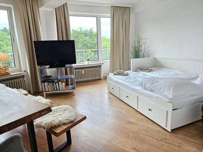 Ferienwohnung für 6 Personen, mit Ausblick und Balkon in Bremer Freimarkt - 2