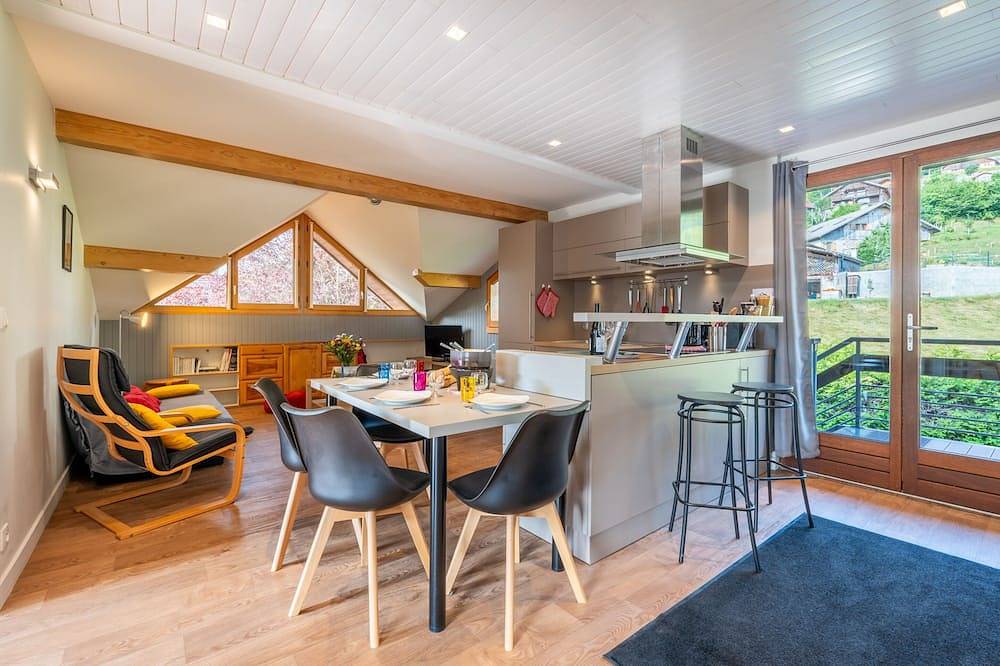 Ganze Wohnung, Pierre Carrée-Apartment-Ensuite-Familie-Bergblick in Les Clefs, Annecy und Umgebung