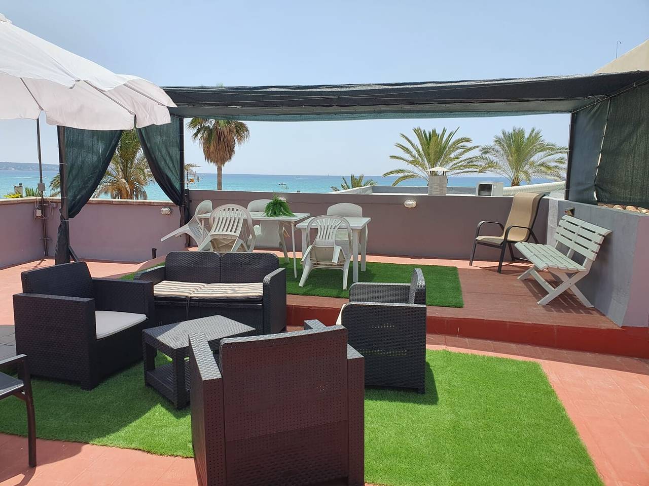 Casa de férias "Ana House" com vista para o mar, Wi-Fi e terraço in Can Pastilla, Palma de Maiorca