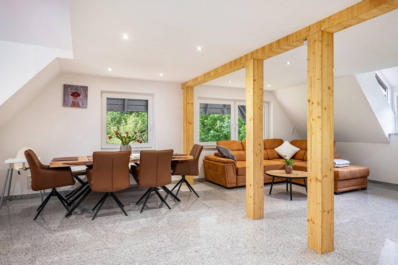 Ganze Wohnung, Ferienwohnung Schrödter mit Bergblick, privater Terrasse und Wlan in Schramberg, Mittlerer Schwarzwald