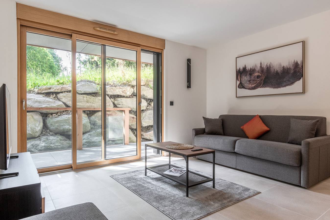 Apartamento entero, Apartamento de vacaciones para 6 personas con balcón in Combloux, Pays du Mont-Blanc