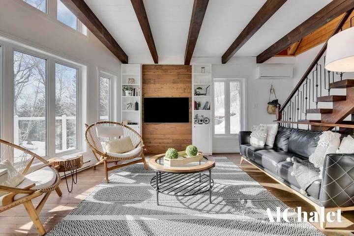 Gîte pour 8 personnes, avec jacuzzi et jardin, animaux acceptés dans Baie-Saint-Paul