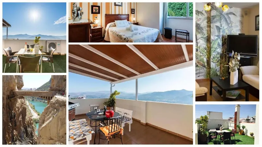 Appartement de vacances pour 6 personnes, avec vue ainsi que piscine et jardin - 1