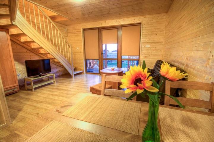 Lodge für 6 Personen, mit Balkon und Terrasse sowie Garten in Mielno - 4