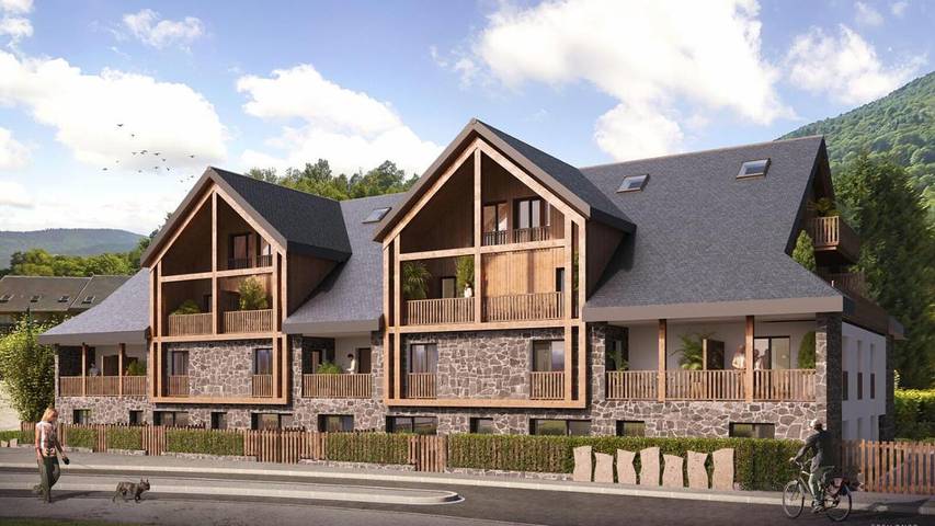 Chalet pour 6 personnes, avec vue et jardin à Saint-Lary