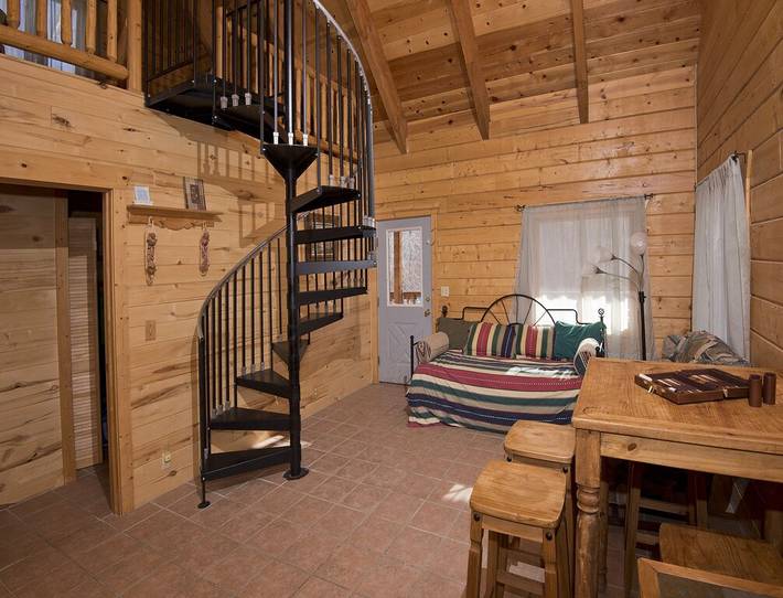 Log cabin for 4 people, with terrace, with pets in San Juan National Forest