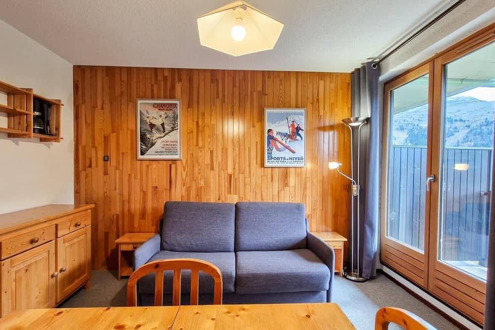 Ganze Wohnung, Bis 300m skipiste, 2te Etage, blick skipisten, balkon, fernseher, schließfach für die skier, 25m² in Flaine, Arâches-la-Frasse