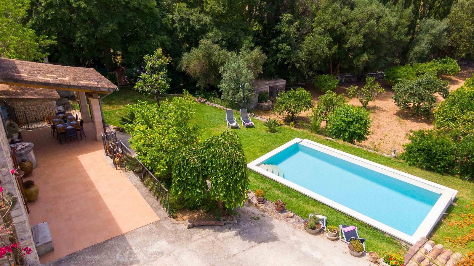 Vakantiehuis voor 6 personen met balkon/terras in Campanet, Mallorca Binnenland