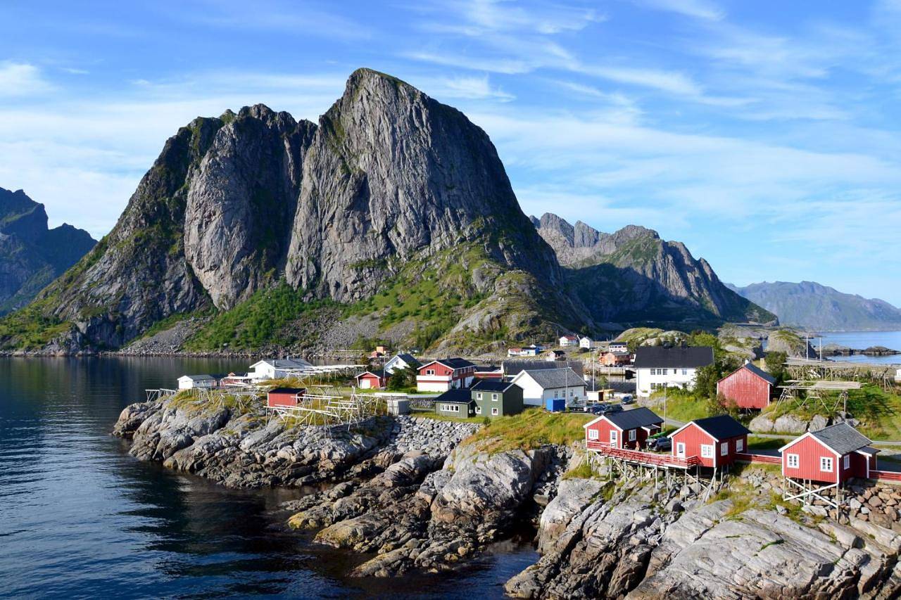 The Manor House in Hamnøy in Moskenes