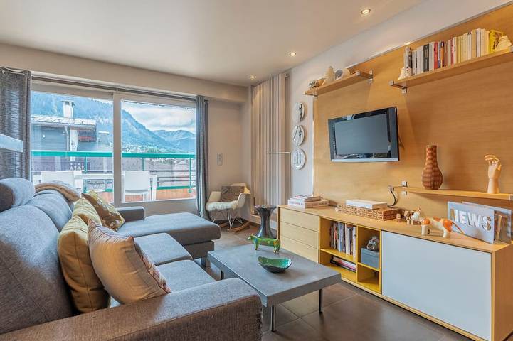 Gîte pour 4 personnes, avec terrasse dans Office de Tourisme de Megeve