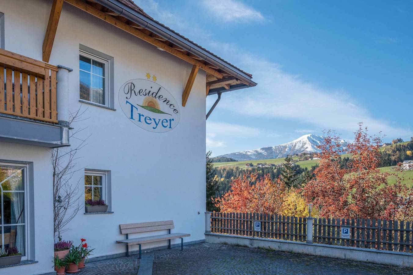 Appartement entier, Appartement confortable "Treyer 3 Typ B" avec vue sur la montagne, balcon et jardin in Terento, Dolomiti Superski