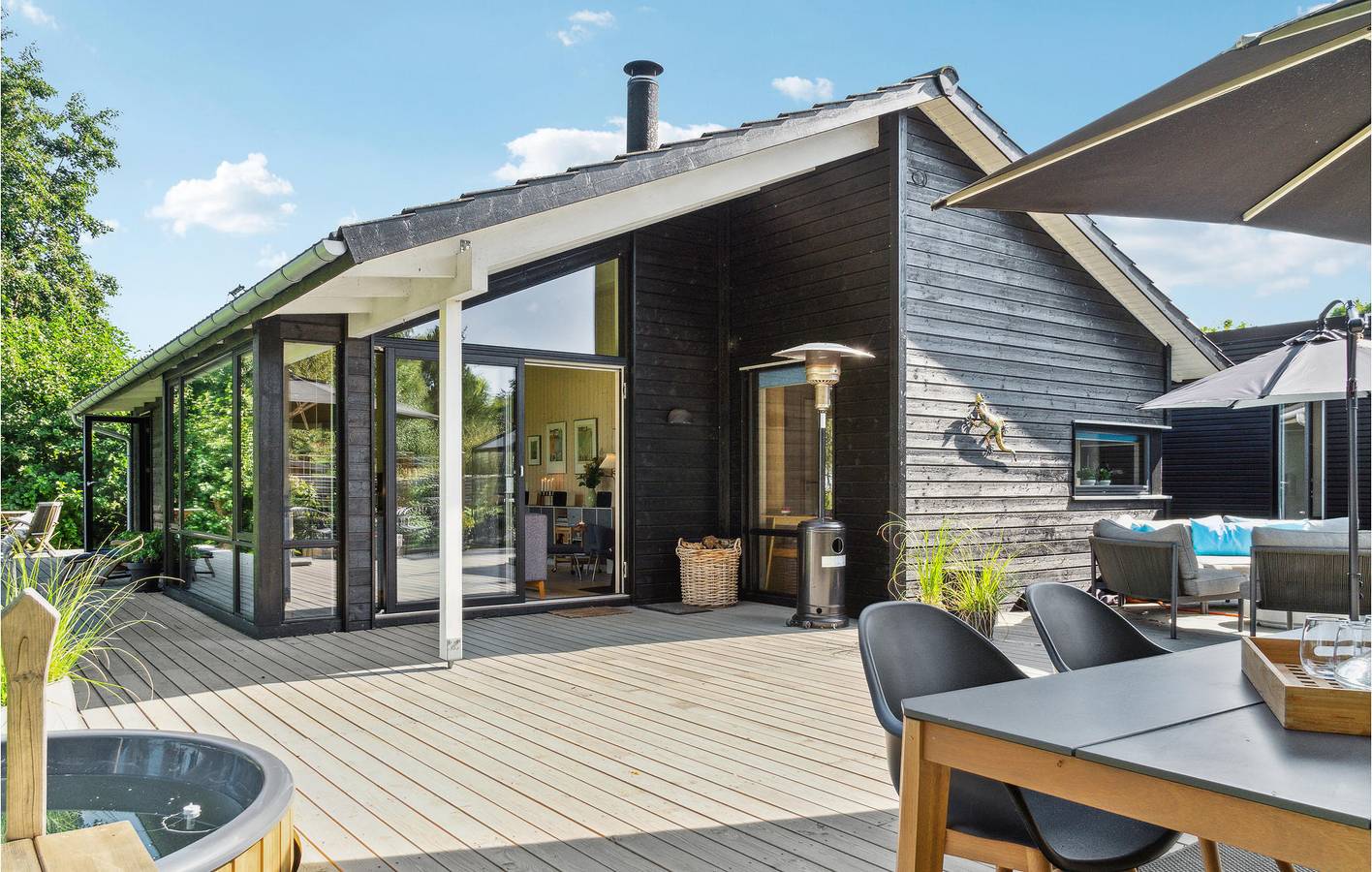 Vacation house for 6 people with terrace in Holbæk, Tuse Næs