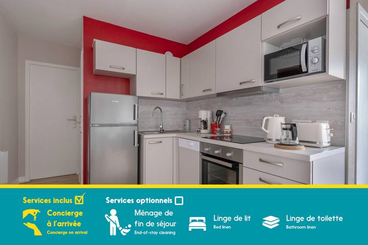 Appartement de vacances pour 4 personnes, avec terrasse en Loire-Atlantique - 4
