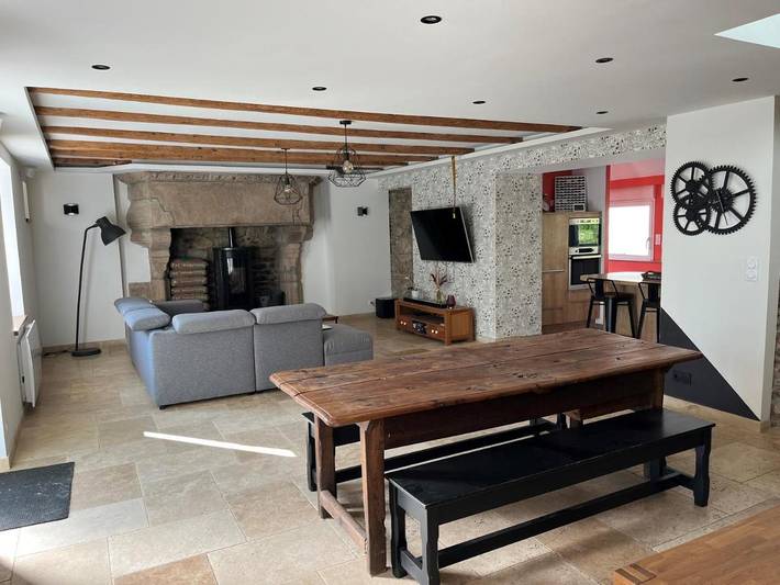 Location de vacances pour 6 personnes, avec vue et jardin à Ploëzal - 4