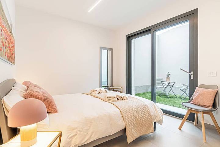 Ferienhaus für 4 Personen, mit Garten, mit Haustier