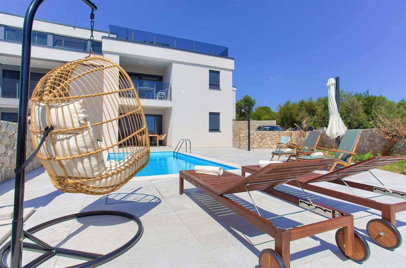 Apartamento entero, Apartamento Sea La Vie con piscina in Krk Ciudad, Krk (isla)