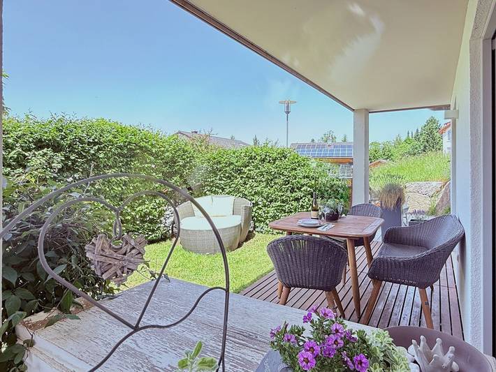 Ferienwohnung für 4 Personen, mit Whirlpool und Terrasse sowie Garten und Ausblick in Scheidegg - 2