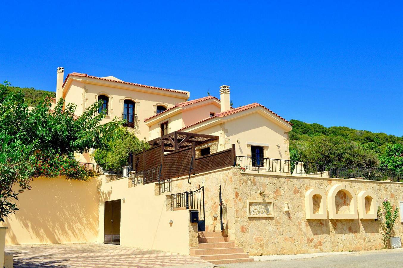 Villa for 12 personer med balkong in Chaniaregionen