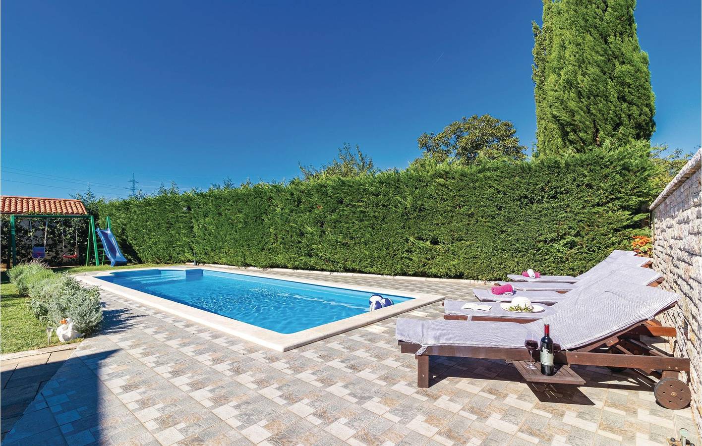 Ferienhaus für 7 Personen mit Terrasse in Barban, Südküste Istrien