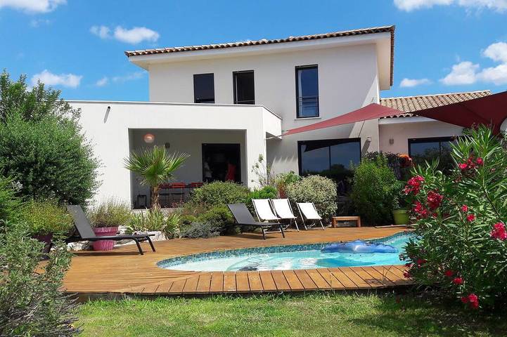 Maison de vacances pour 8 personnes, avec Terrasse et Jardin