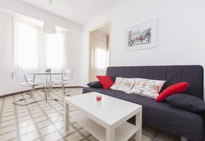 Vacation rental for 6 people in Barcelona