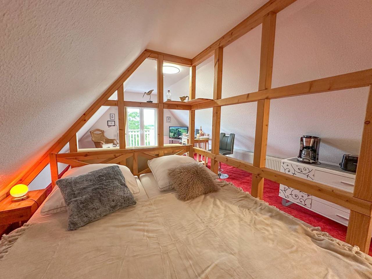 Appartement entier, Ferienwohnung 8 – Studio mit Balkon und Boddenblick in Middelhagen, Mönchgut