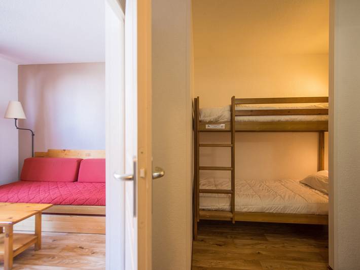 Ganzes Studio, Studio für 4 Personen mit Balkon in Orcières, Nationalpark Écrins