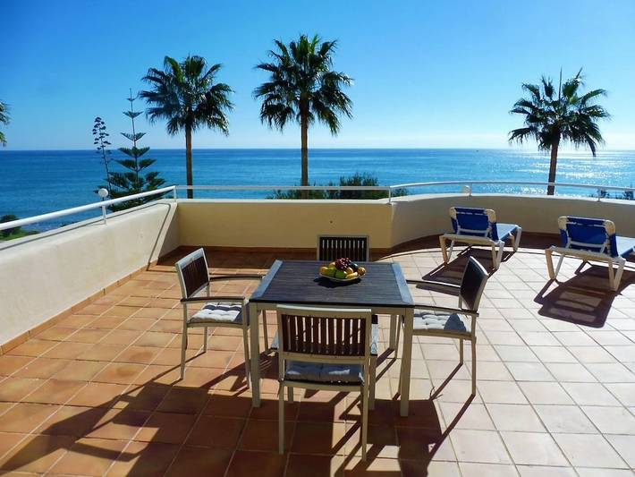 Ferienhaus für 5 Personen, mit Garten und Terrasse sowie Pool, mit Haustier in Estepona
