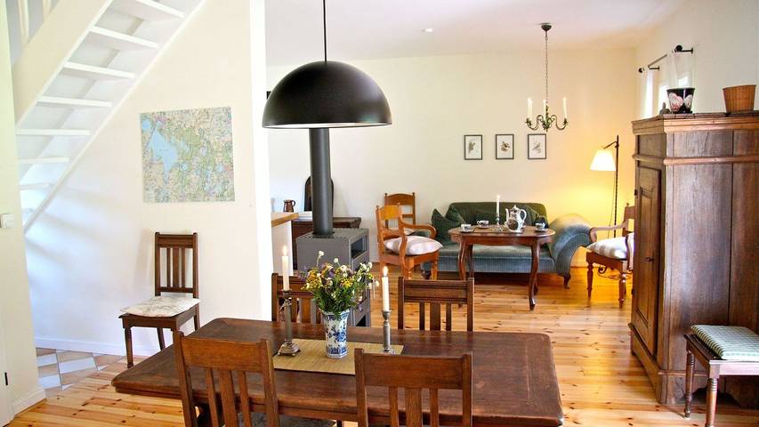 Ferienhaus für 6 Personen, mit Terrasse und Garten, mit Haustier in Lärz