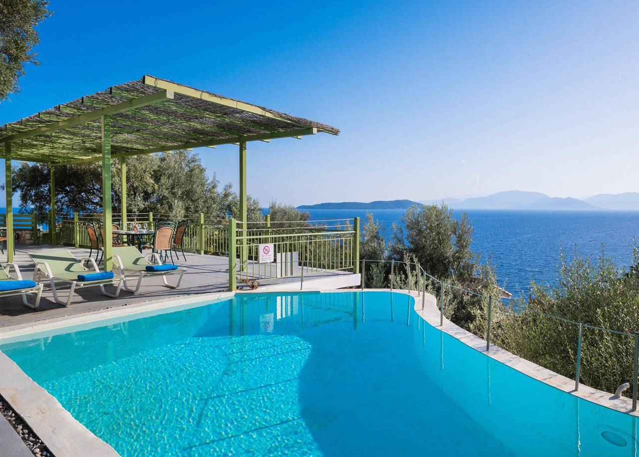 Villa voor 6 personen met balkon in Syvota (Lefkada), Griekenland