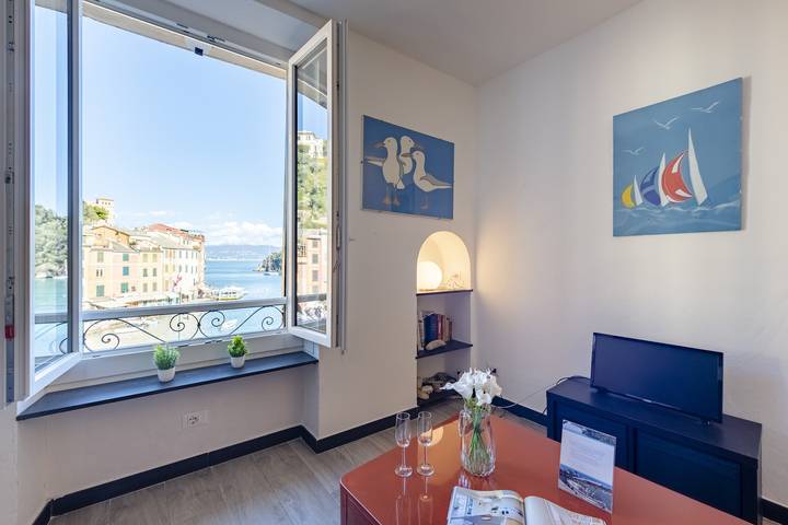 Apartament wakacyjny dla 5 osób, z widok na ocean w Portofino
