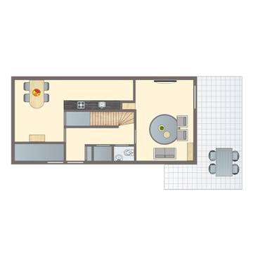 Bungalow für 4 Personen in Anjum