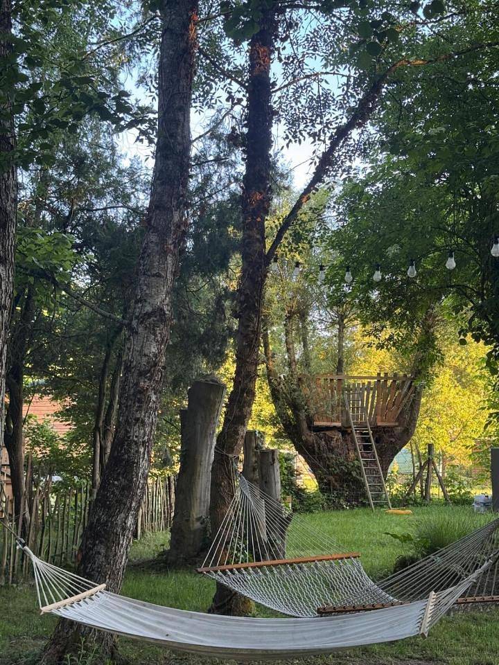 Bol de nature au Séquoia Lodge in Preuilly-sur-Claise, Région de Loches