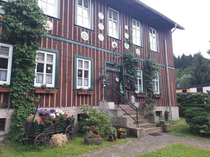 Ferienwohnung für 3 Personen, mit Terrasse und Garten in Altenbrak